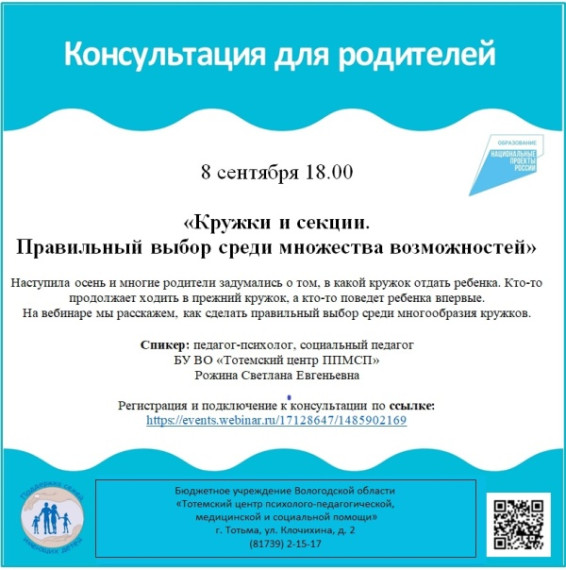 Консультация для родителей.